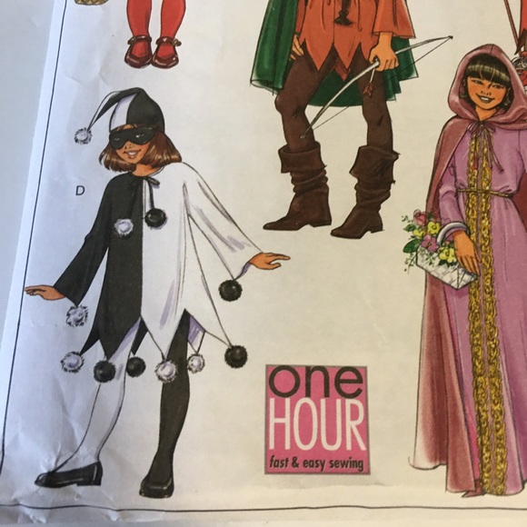 Costumes Butterick Pattern B4319 SML. MED. LG. X LG - Picture 3 of 10